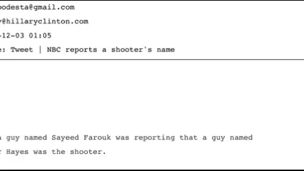 WikiLeaks: Team Hillary Upset When San Bernardino Terrorist Revealed To Be A Radical Muslim