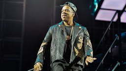 Jay-Z Jay Z performs on stage at Air Canada Centre during his Magna Carter World Tour on January 27, 2014 in Toronto, Canada.