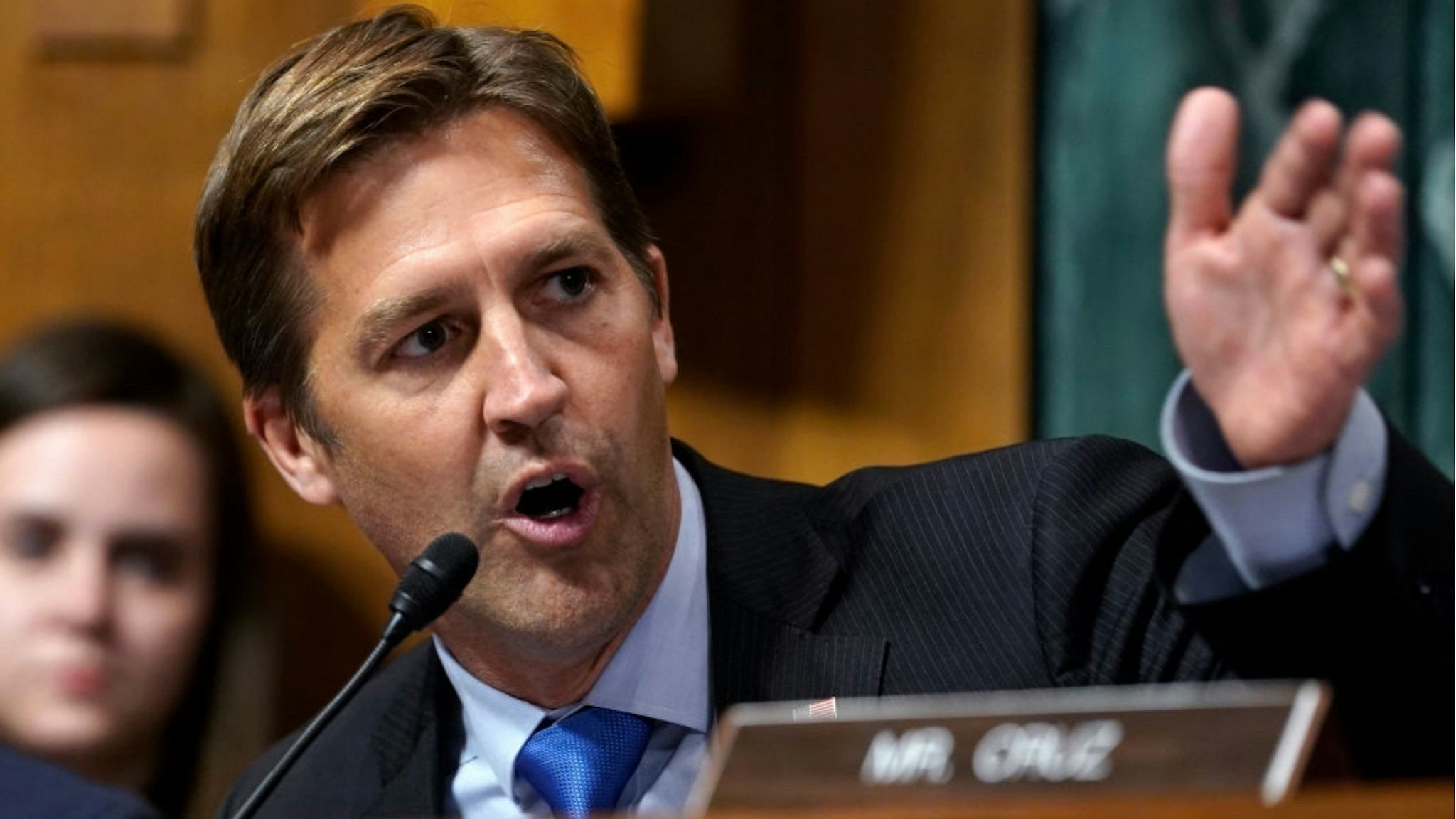 Sen. Ben Sasse, R-Neb., questions Supreme Court nominee Brett Kavanaugh as he testifies before the Senate Judiciary Committee on Capitol Hill on September 27, 2018 in Washington, DC.