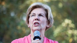 Sen. Elizabeth Warren Holds New Hampshire Town Hall KEENE, NH - SEPTEMBER 25: Democratic presidential candidate Sen. Elizabeth Warren (D-MA) speaks during a Town Hall at Keene State College on September 25, 2019 in Keene, New Hampshire. Warren's candidacy has been surging recently, with some polls showing her leading or virtually tied with Joe Biden at the top of the Democratic field.