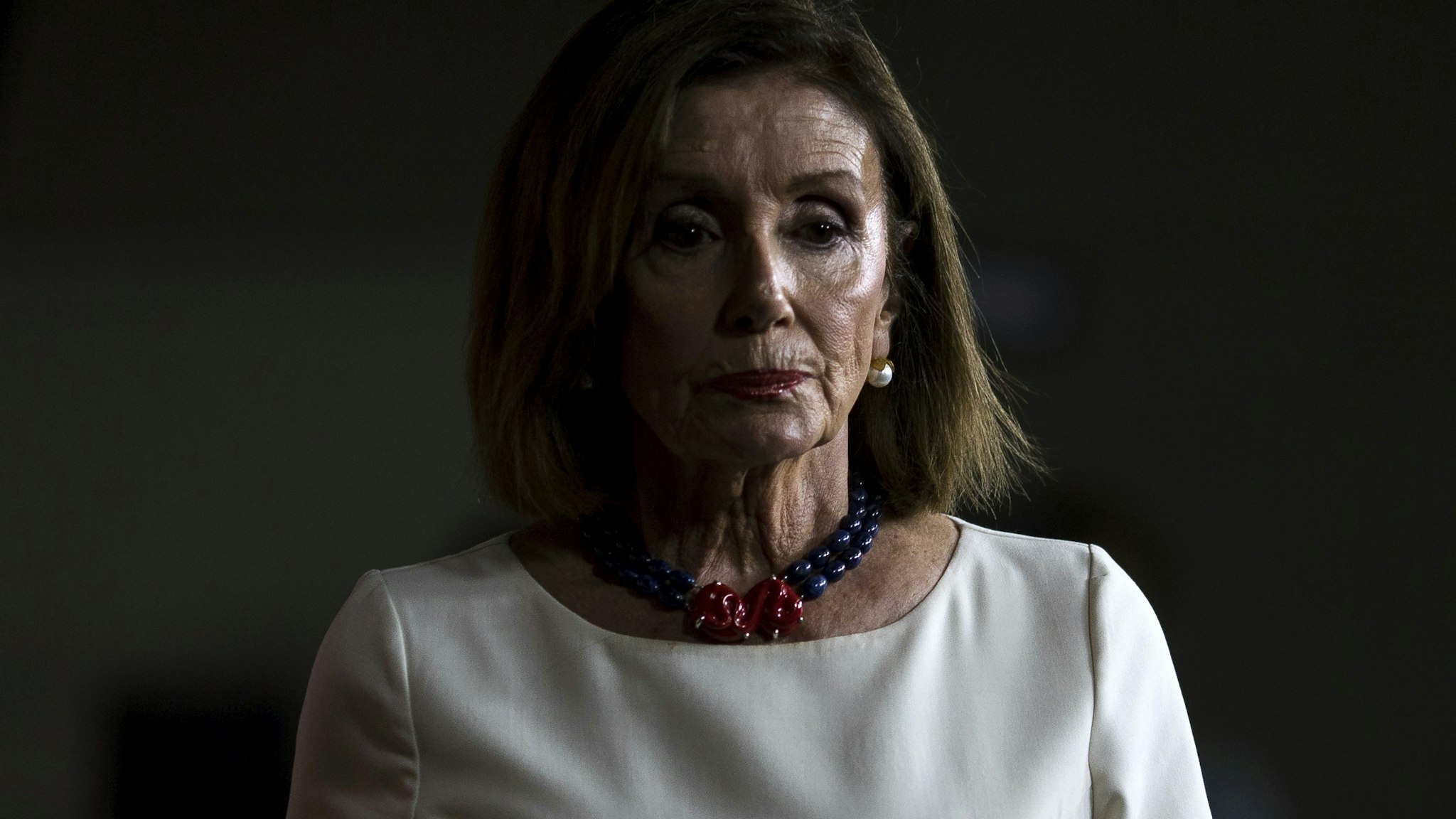 WASHINGTON, DC - SEPTEMBER 26: House Speaker Nancy Pelosi (D-CA) speaks during a weekly news conference on Capitol Hill on September 26, 2019 in Washington, DC. Speaker Pelosi discussed an impeachment inquiry into President Donald Trump.