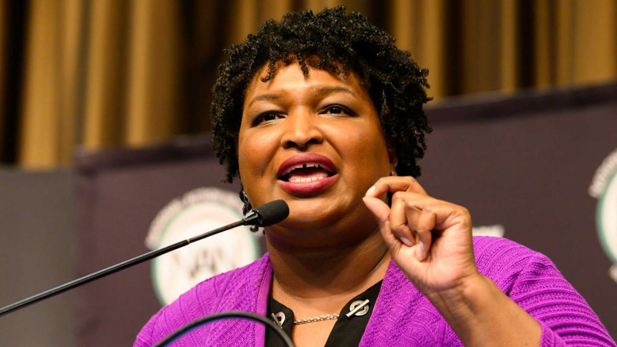 Stacey Abrams at the National Action Network (NAN) convention