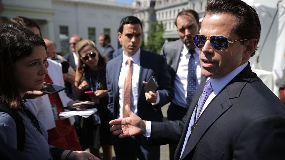 Trump Cabinet Officials Mingle With Journalists During Regional Media Day Anthony Scaramucci