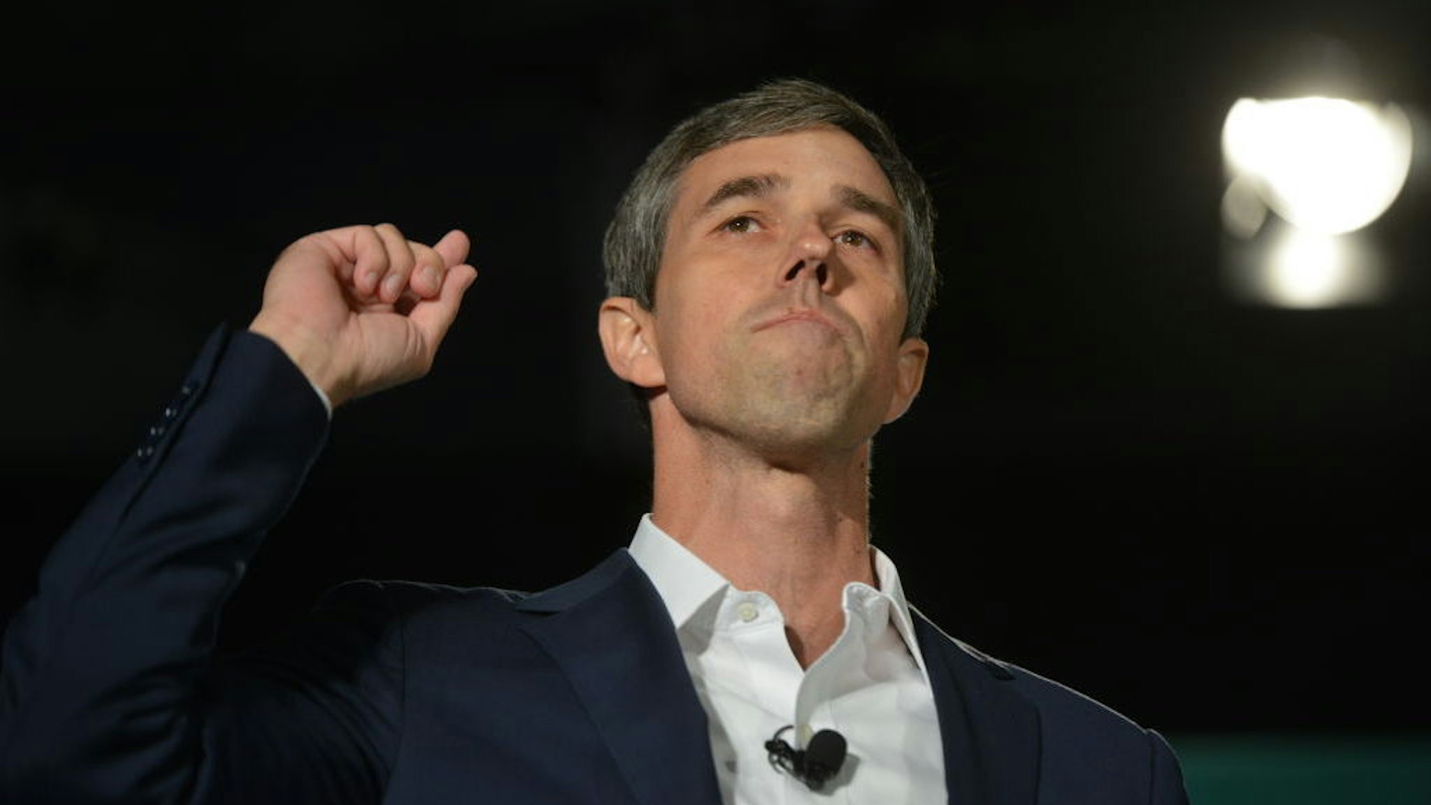Beto O'Rourke, former Representative from Texas and 2020 Democratic presidential candidate, speaks during the American Federation of State, County & Municipal Employees (AFSCME) Public Service Forum in Las Vegas, Nevada, U.S., on Saturday, Aug. 3, 2019.