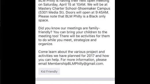 Black Lives Matter Just Banned White People