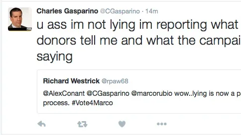 Fox News Reports Rubio’s Money Men Say He’ll End Campaign Before Florida Primary