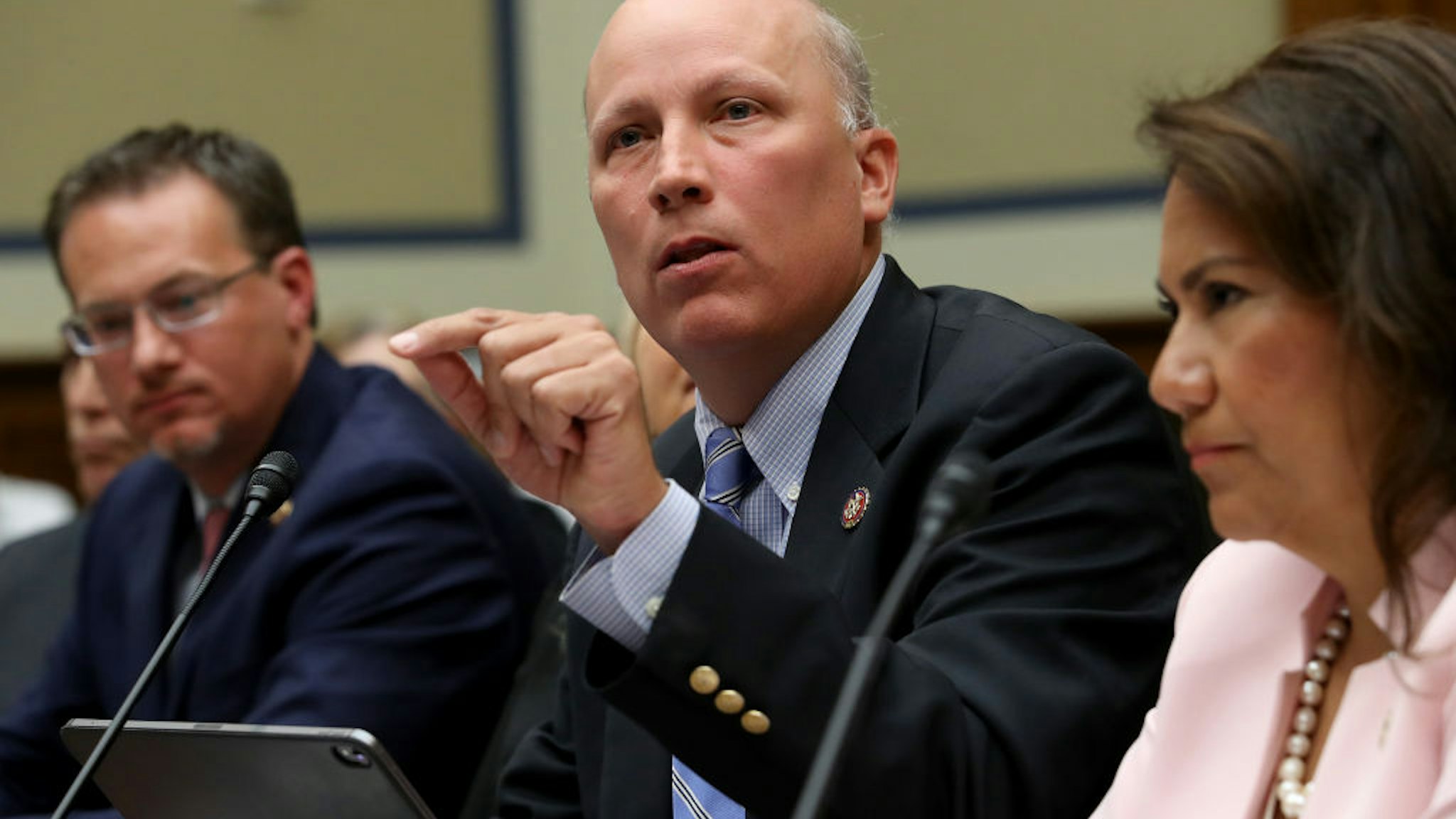 Chip Roy (R-TX) testifies before a House Oversight and Reform Committee hearing