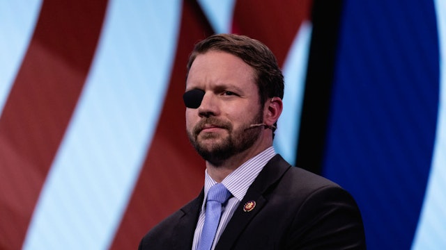 Dan Crenshaw speaks at the 2019 American Israel Public Affairs Committee (AIPAC) Policy Conference