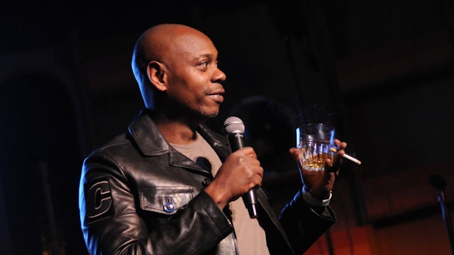 Dave Chappelle performs at The Imagine Ball Honoring Serena Williams Benefitting Imagine LA Presented By John Terzian & Val Vogt on September 23, 2018 in Los Angeles, California.
