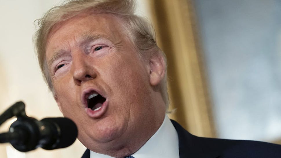 Donald Trump U.S. President Donald Trump speaks at the White House in Washington, D.C., U.S., on Monday, Aug. 5, 2019.
