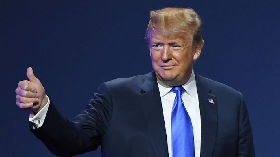 President Donald Trump Among Speakers At Republican Jewish Coalition In Las Vegas
