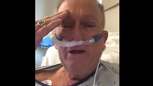 WATCH: Elderly Marine Salutes Trump, Mattis From Deathbed