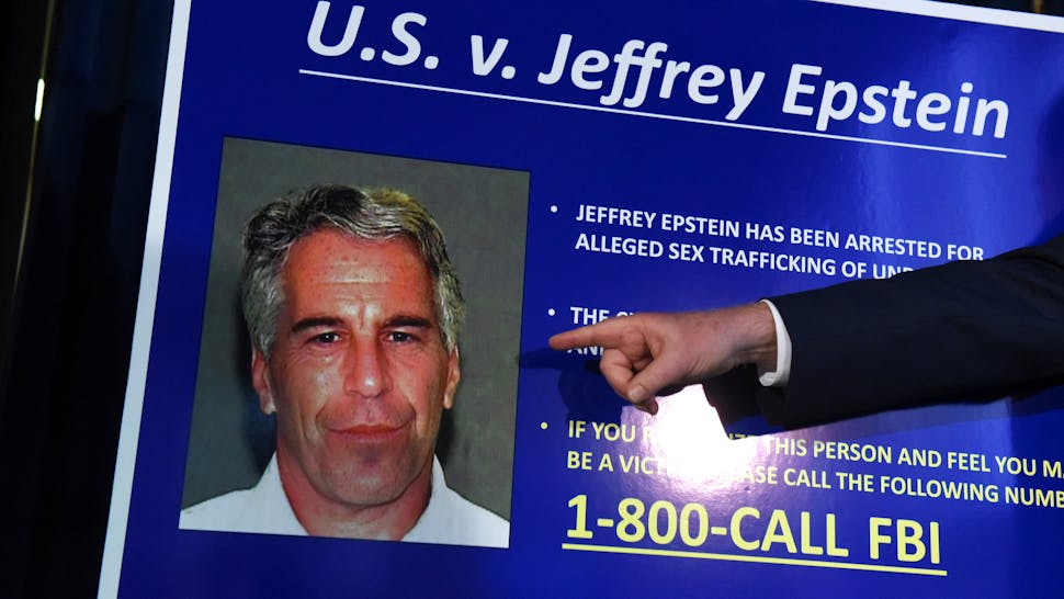 Jeffrey Epstein Appears In Manhattan Federal Court On Sex Trafficking Charges NEW YORK, NY - JULY 08: US Attorney for the Southern District of New York Geoffrey Berman announces charges against Jeffery Epstein on July 8, 2019 in New York City. Epstein will be charged with one count of sex trafficking of minors and one count of conspiracy to engage in sex trafficking of minors.