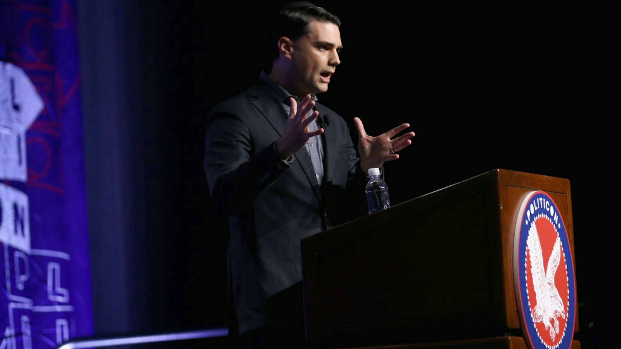 Ben Shapiro speaks onstage during Politicon 2018 at Los Angeles Convention Center on October 21, 2018 in Los Angeles, California. (Photo by Rich Polk/Getty Images for Politicon )