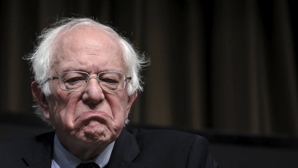 Presidential Candidates And Politicians Attend National Action Network Annual Convention NEW YORK, NY - APRIL 5: Democratic presidential candidate U.S. Sen. Bernie Sanders (I-VT) pauses while speaking at the National Action Network's annual convention, April 5, 2019 in New York City. A dozen 2020 Democratic presidential candidates are speaking at the organization's convention this week. Founded by Rev. Al Sharpton in 1991, the National Action Network is one of the most influential African American organizations dedicated to civil rights in America.