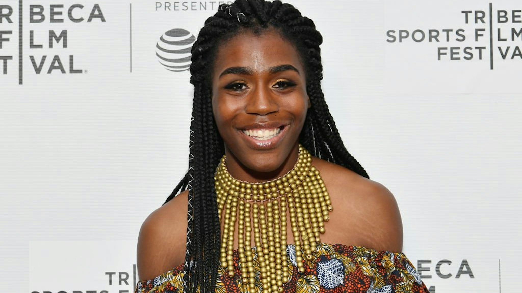 Andraya Yearwood attends the "Changing The Game" screening during the 2019 Tribeca Film Festival at Village East Cinema on April 26, 2019 in New York City.