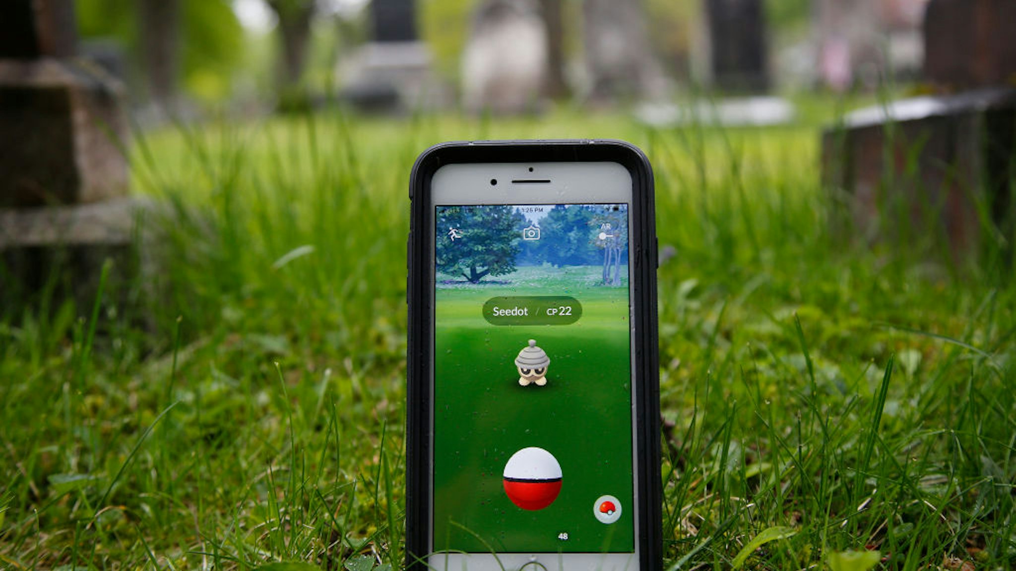Evergreen Cemetery in Portland has been a spot where Pokemon Go players have gone to play.