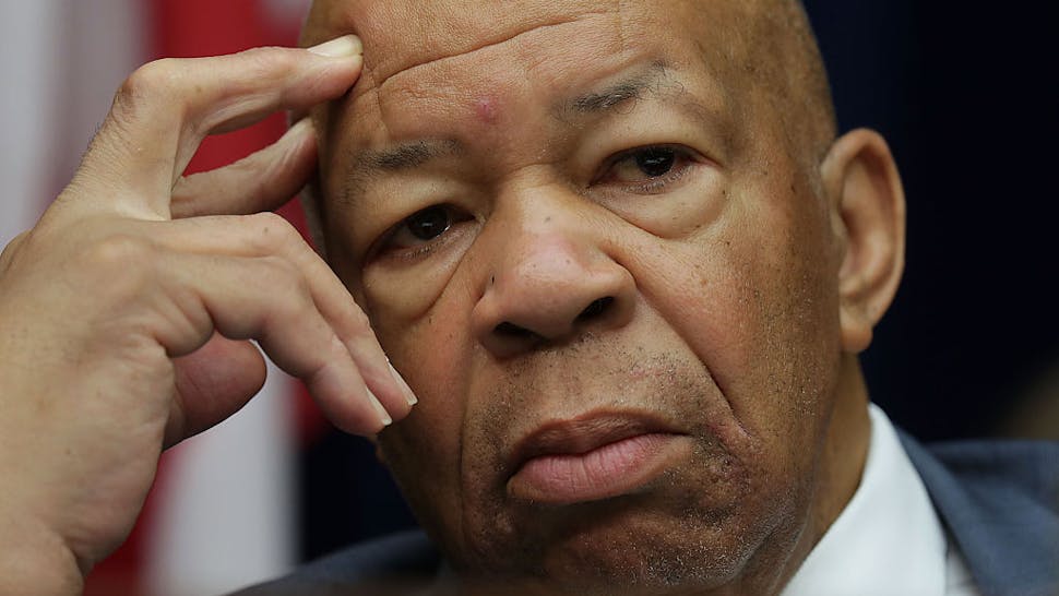 Rep. Elijah Cummings WASHINGTON, DC - SEPTEMBER 13: Ranking member Rep. Elijah Cummings (D-MD) listens during a hearing on "Examining Preservation of State Department Federal Records" before the House Oversight and Government Reform Committee September 13, 2016 on Capitol Hill in Washington, DC. Bill Thornton and Paul Combetta of Platte River Network invoked their right under the Fifth Amendment not to answer questions, and Bryan Pagliano, a former IT advisor for the State Department did not show up to testify.