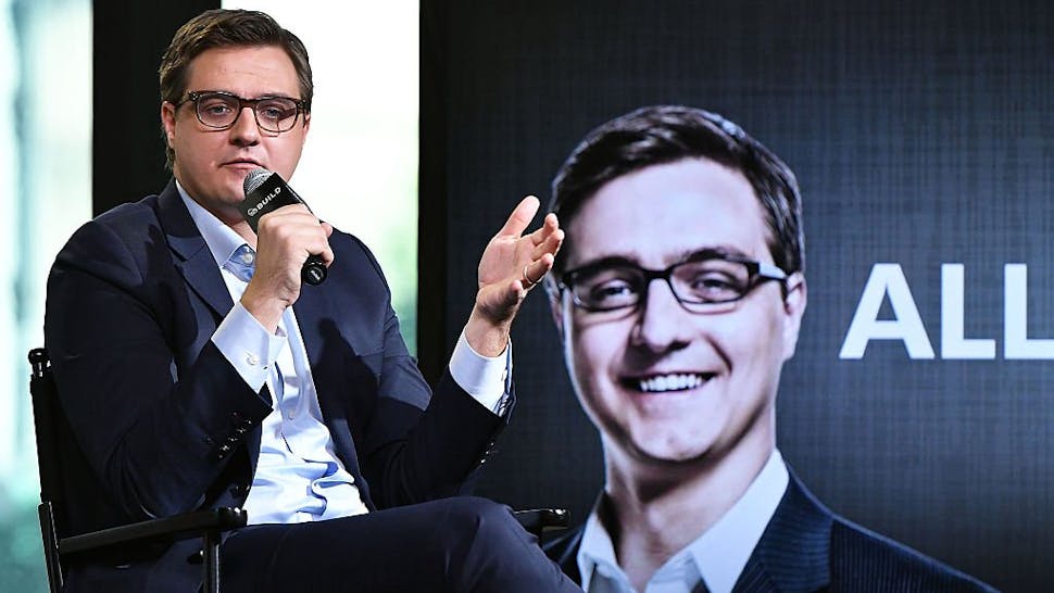 Chris Hayes Emmy-winning "All In" host Christopher Hayes stops by AOL BUILD at AOL HQ on November 1, 2016 in New York City.