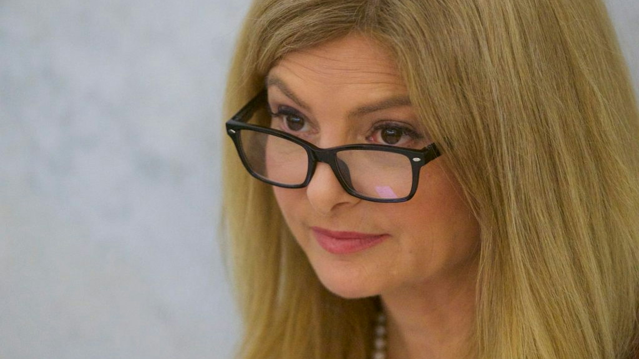 NORRISTOWN, PA - APRIL 12: Attorney Lisa Bloom arrives at the Montgomery County Courthouse during the fourth day of Bill Cosby's sexual assault retrial on April 12, 2018 in Norristown, Pennsylvania. A former Temple University employee alleges that the entertainer drugged and molested her in 2004 at his home in suburban Philadelphia. More than 40 women have accused the 80 year old entertainer of sexual assault.