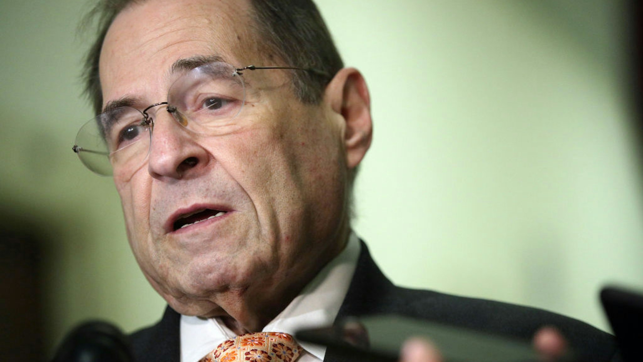 WASHINGTON, DC - JUNE 26: U.S. House Judiciary Committee Chairman Rep. Jerry Nadler (D-NY) speaks to members of the media at Rayburn House Office Building on Capitol Hill June 26, 2019 in Washington, DC. Special counsel Robert Mueller has agreed to testify on his investigation into President Donald Trump after a subpoena was issued by the House Judiciary and Intelligence Committees.