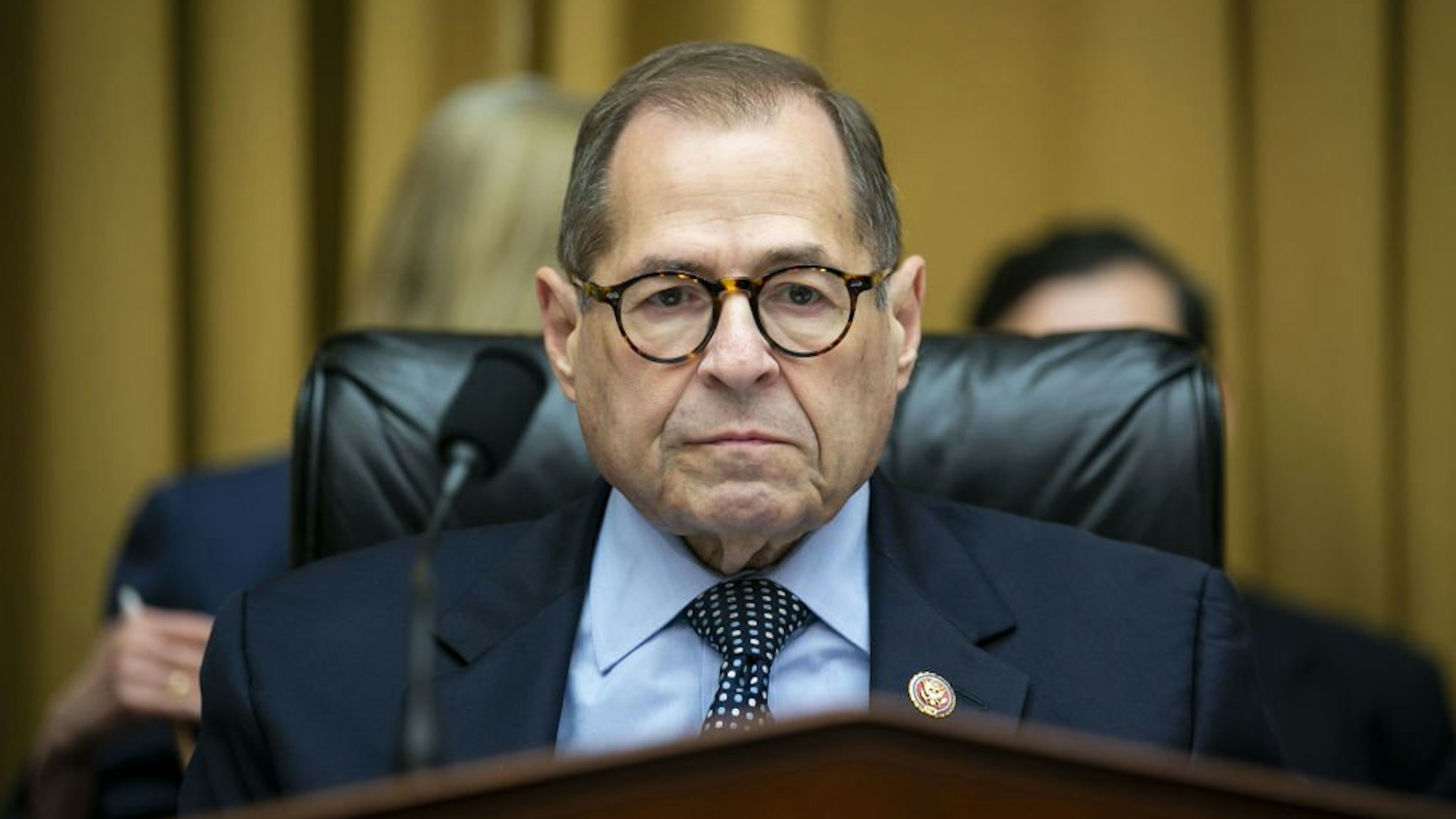 Jerry Nadler, chairman of the House Judiciary Committee, sits during a hearing in Washington
