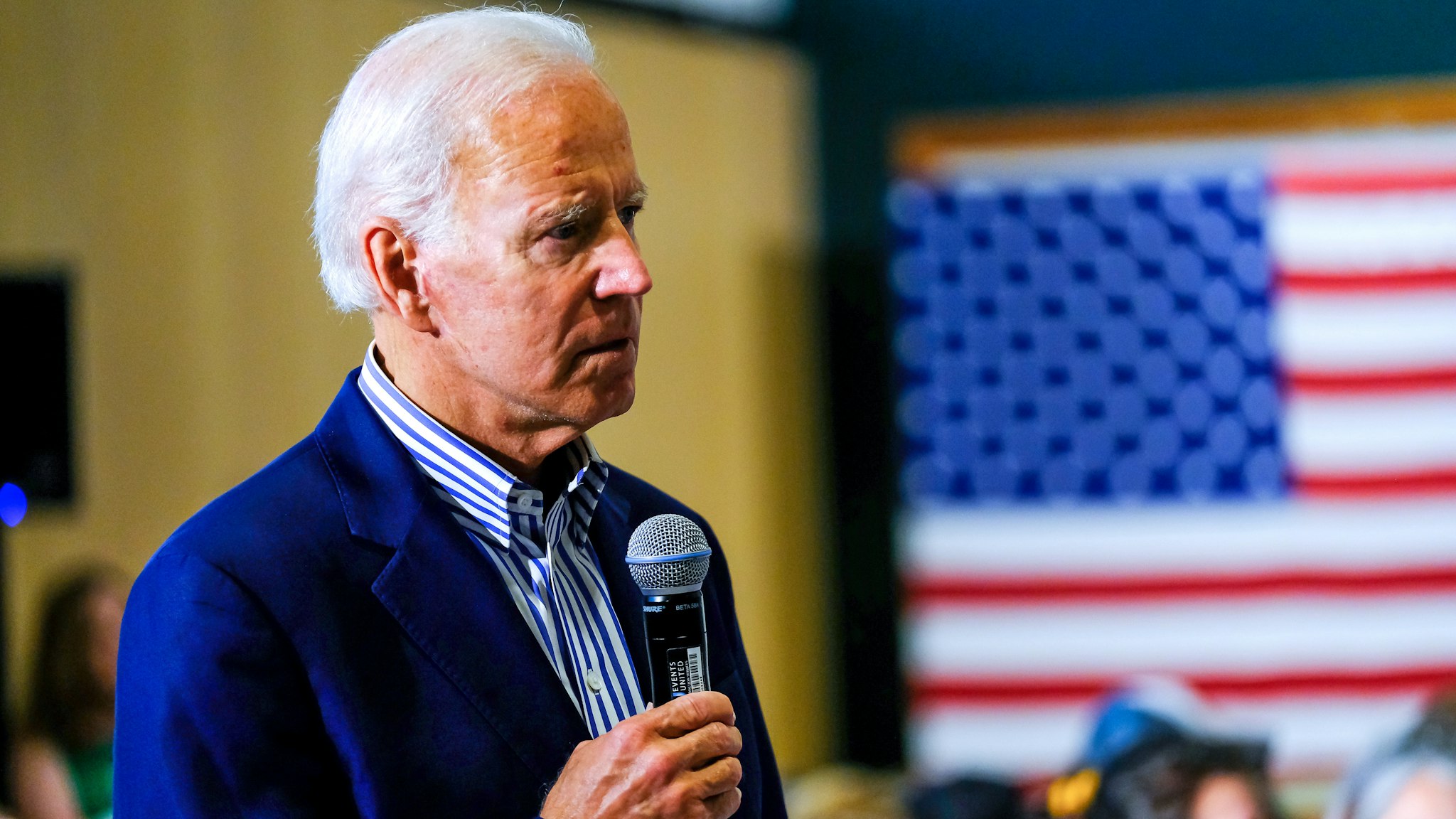 HANOVER, NEW HAMPSHIRE, UNITED STATES - 2019/08/23: Former Vice President Joe Biden speaks during a campaign stop at Dartmouth University in Hanover, New Hampshire.
