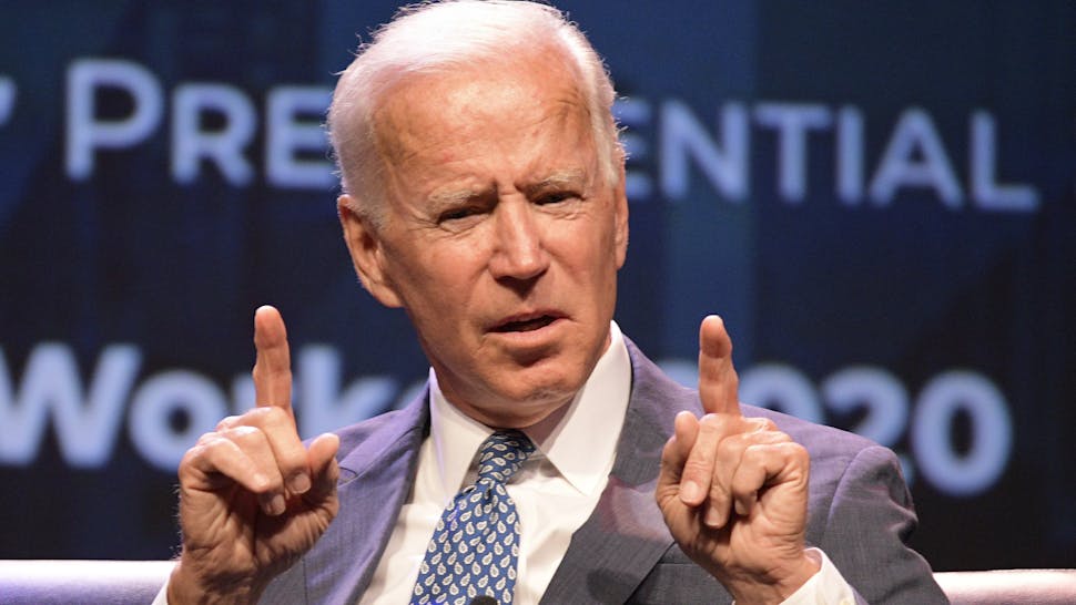 Joe Biden In Philadeplhia Democratic Presidential hopeful former Vice-President Joe Biden speaks at the Philadelphia Council AFL-CIO Workers Presidential Summit, at the Pennsylvania Convention Center in Philadelphia, PA, on September 17, 2019.