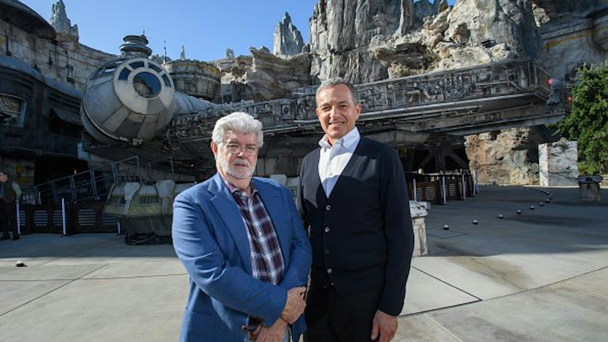 In this handout photo provided by Disneyland Resort, Walt Disney Company Chairman and CEO Bob Iger