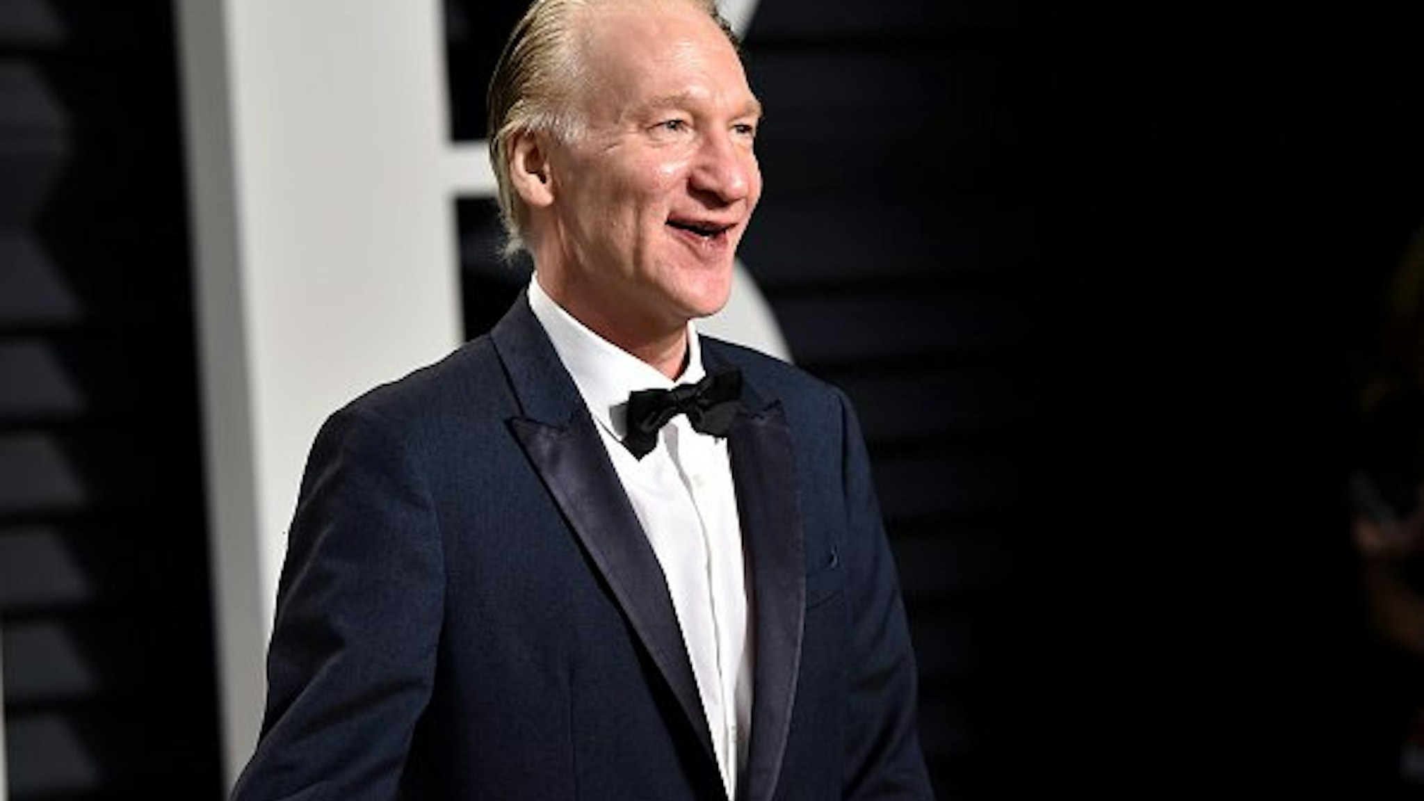 Television personality Bill Maher attends the 2017 Vanity Fair Oscar Party hosted by Graydon Carter at Wallis Annenberg Center for the Performing Arts on February 26, 2017 in Beverly Hills, California.