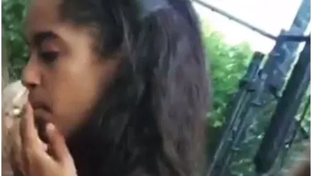 VIDEO: Malia Obama Caught Smoking Pot