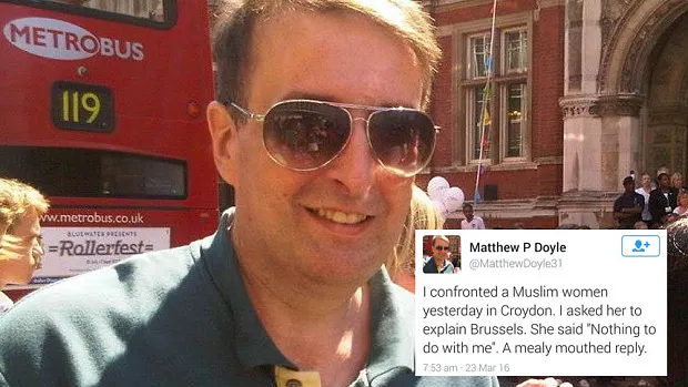 A Man In England Tweets About A White Woman In Hijab, Gets Arrested For “Inciting Racial Hatred on Social Media.”