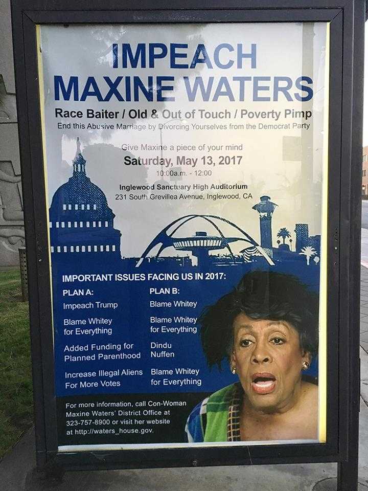 Auntie Maxine Waters Gets Heaping Helping Of Impeachment Pie The Daily Wire