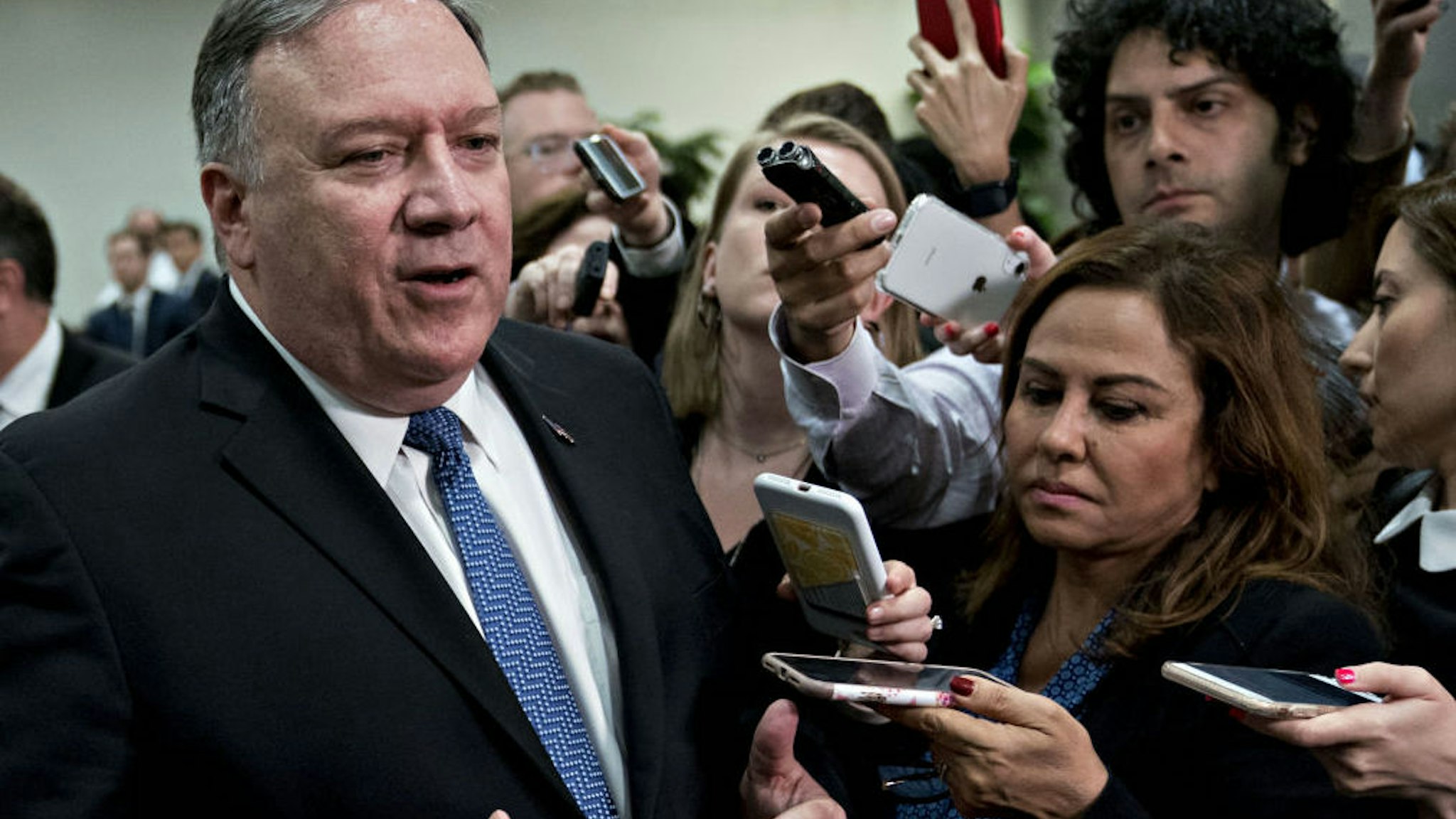 Secretary Of State Mike Pompeo Briefs Senators On Situation In Iran