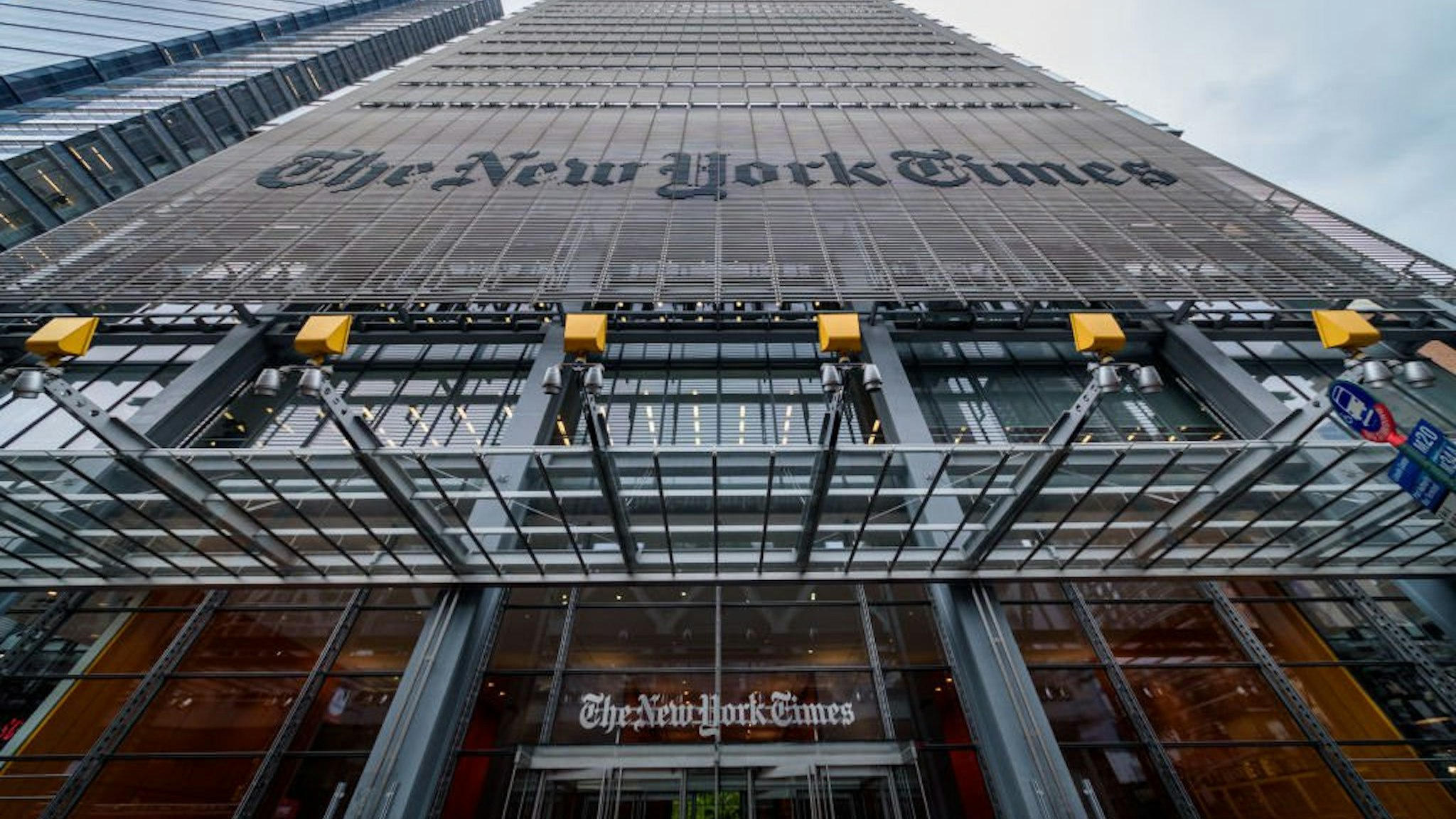 The New York Times Headquarters.