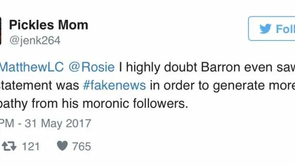 QUDOSI: Leftist Attacks On Barron Trump Reminiscent Of Jihadi Virtue Signaling