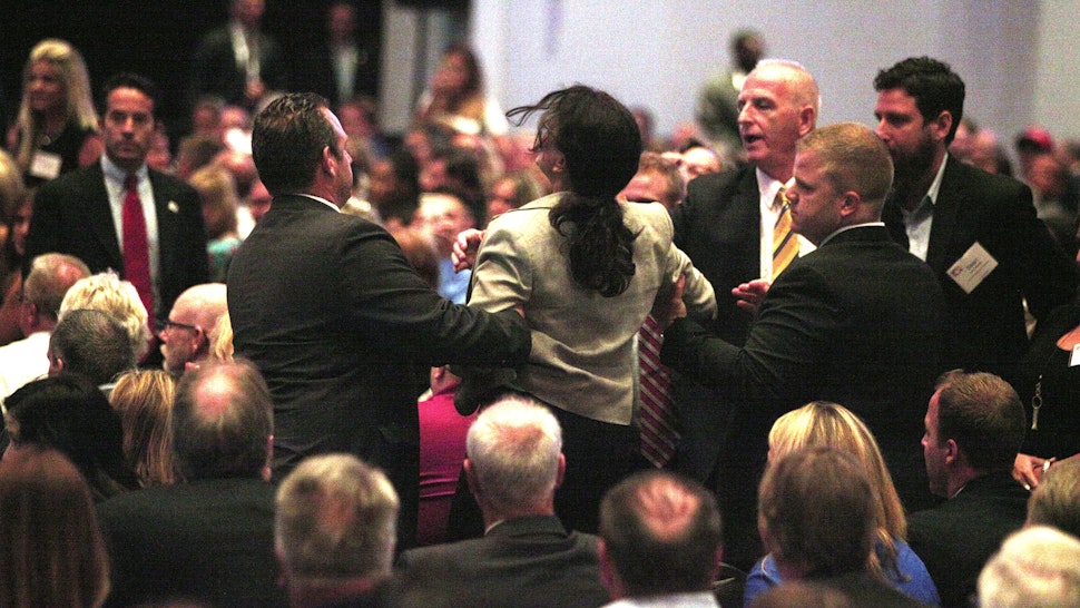Image result for rashida tlaib being thrown out of trump event