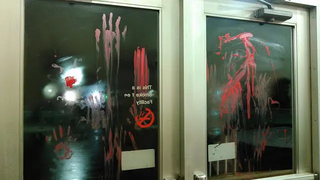 WATCH Student Activists Douse Themselves In Fake Blood to Protest Conservative Speech