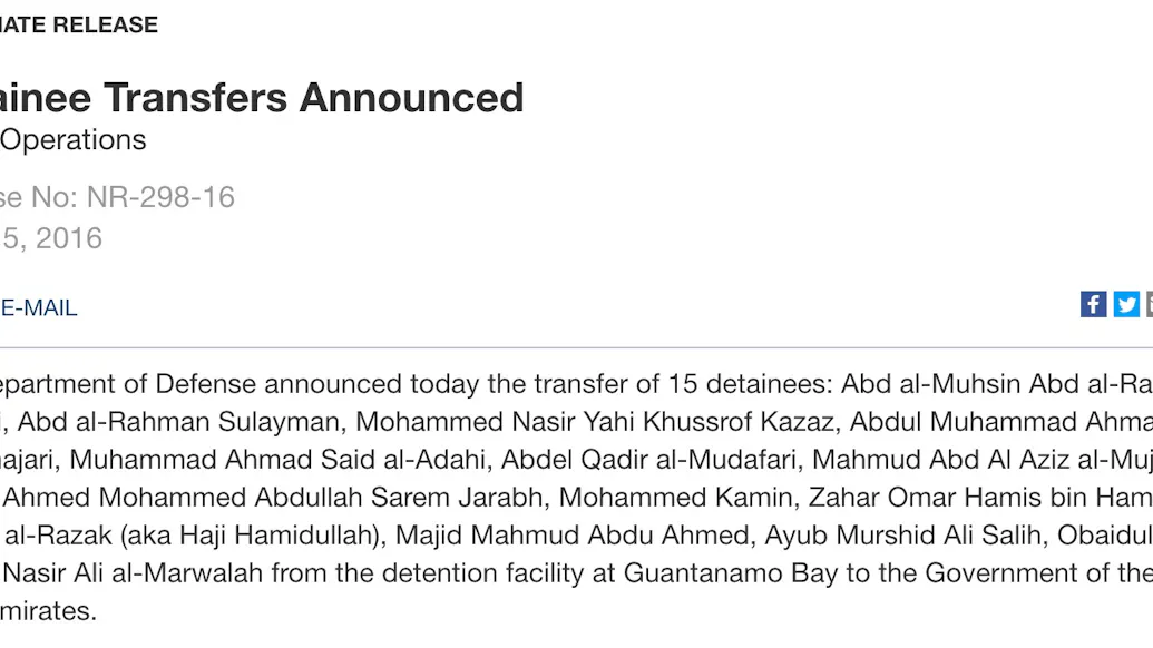 Here’s Everything You Need To Know About The Gitmo Terrorists Obama Just Released