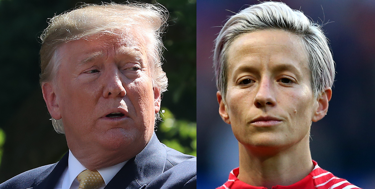 Ouch Trump Blasts Megan Rapinoe After She Says Shes Not ‘going To The Fing White House 