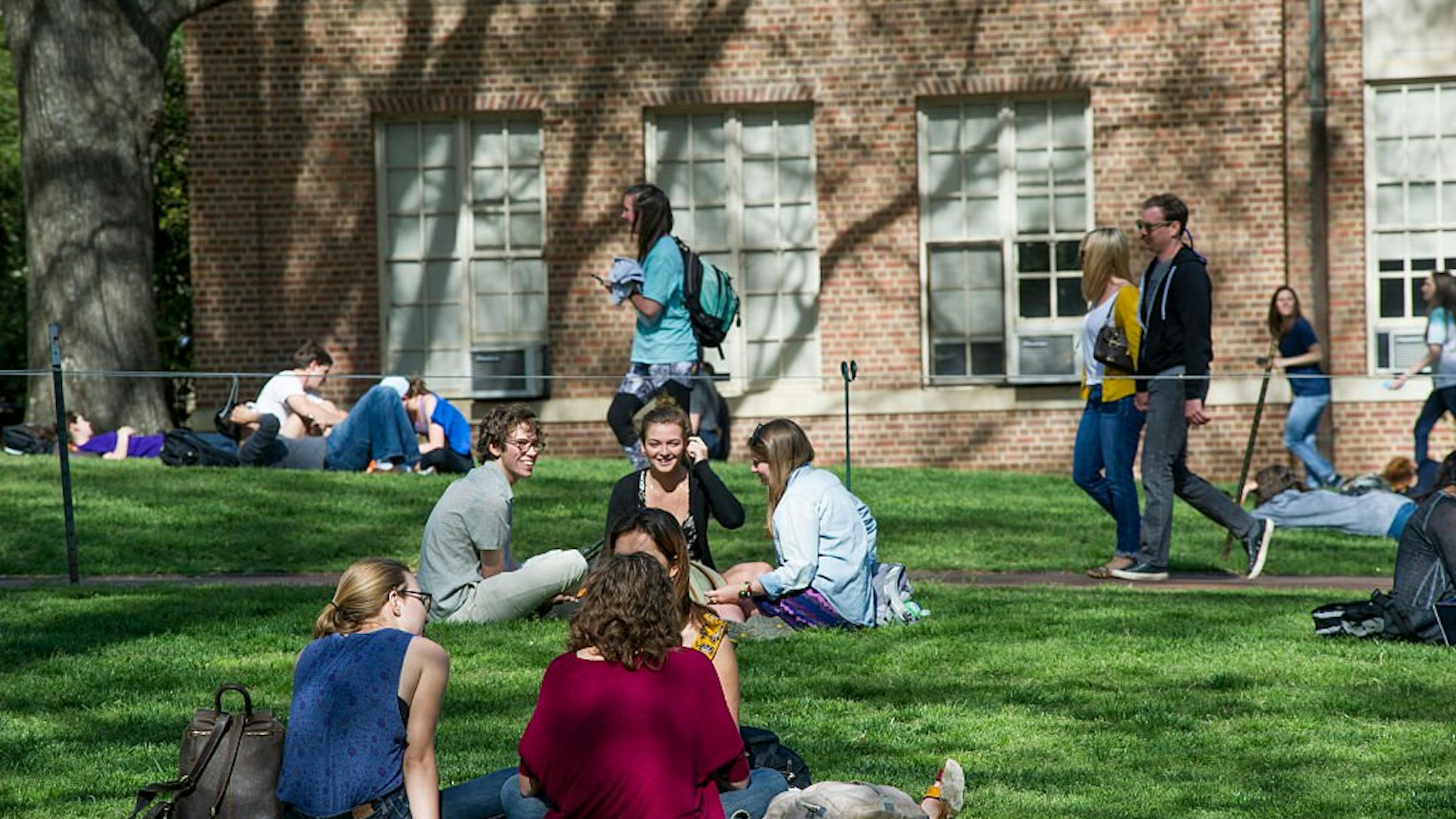 Students at the University of North Carolina.