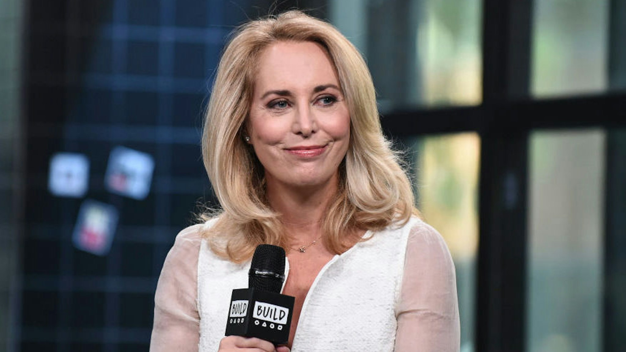 Valerie Plame attends the Build Series to discuss the film 'Fair Game' at Build Studio on October 24, 2018 in New York City.
