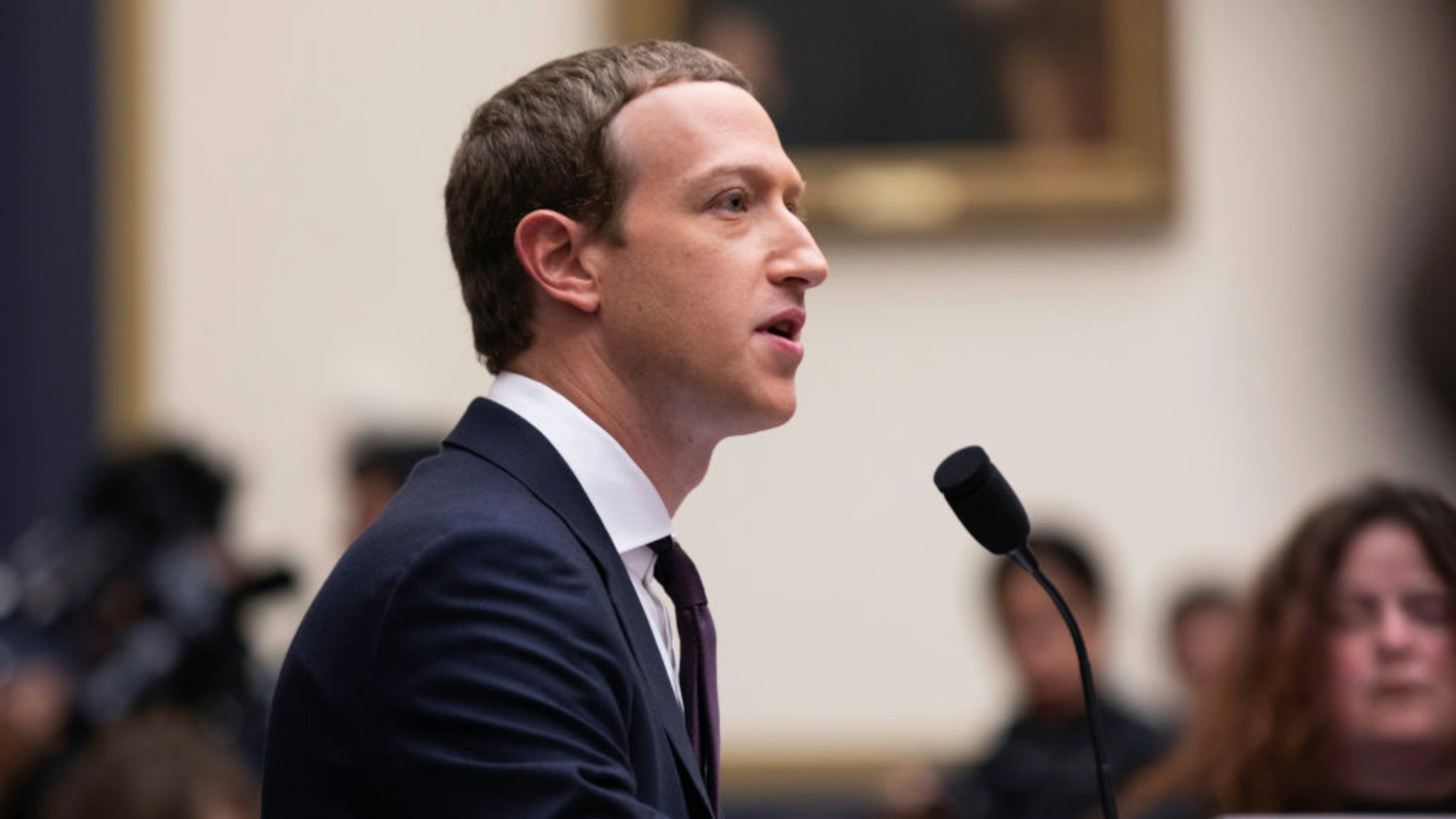 The Facebook CEO, Mark Zuckerberg, testified before the House Financial Services Committee on Wednesday October 23, 2019 Washington, D.C.
