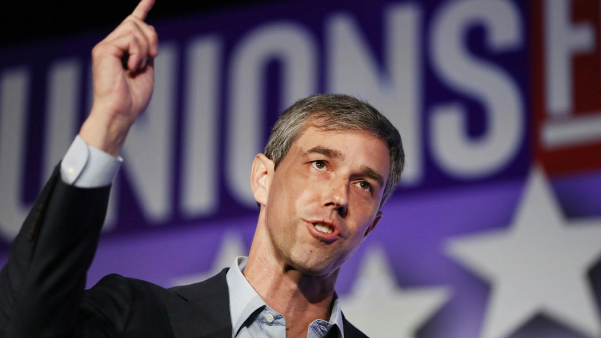 Beto O'Rourke speaks at the SEIU Unions for All Summit
