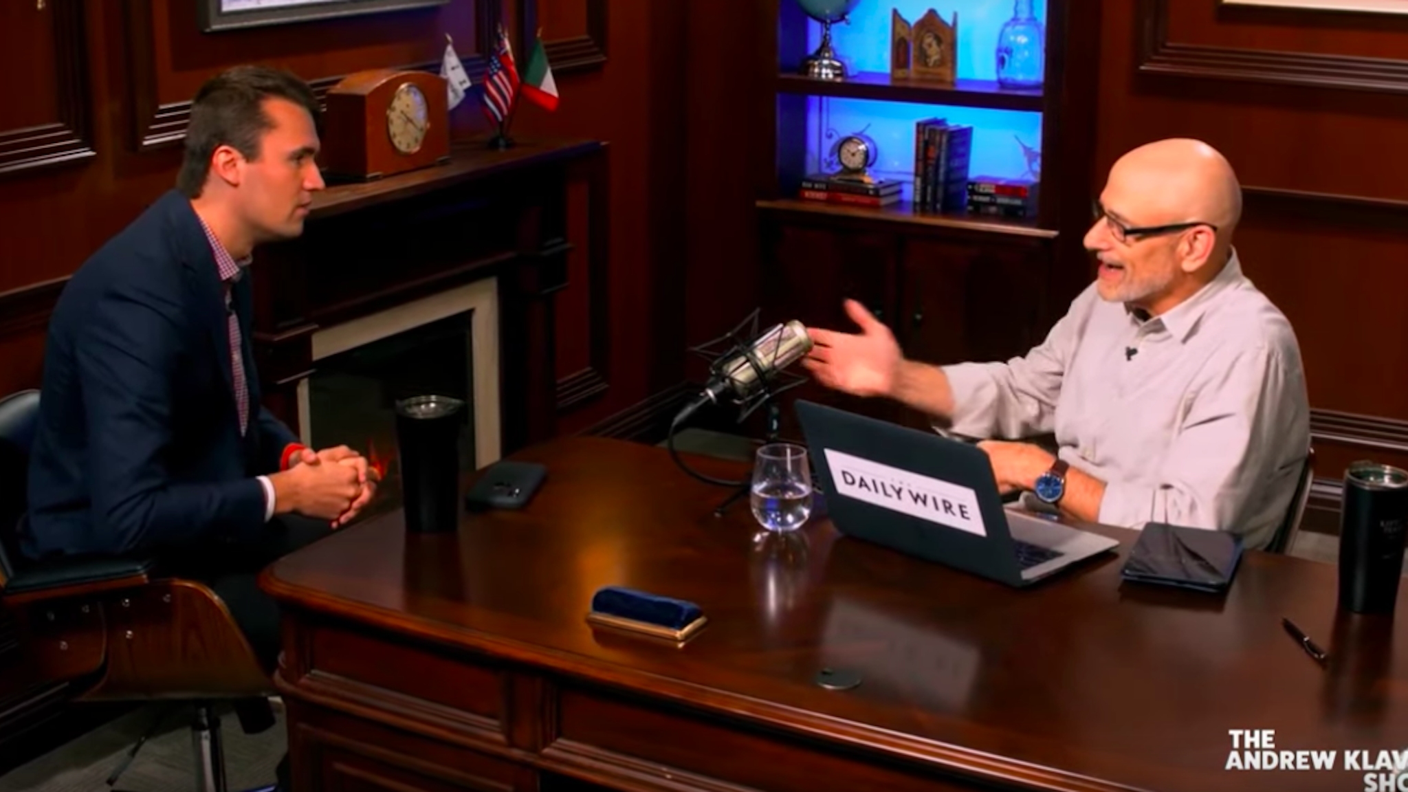 Charlie Kirk speaking with Andrew Klavan on "The Andrew Klavan Show"