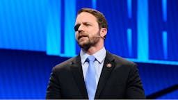 Dan Crenshaw. U.S. Representative Dan Crenshaw (R-TX) seen speaking during the American Israel Public Affairs Committee (AIPAC) Policy Conference in Washington, DC.