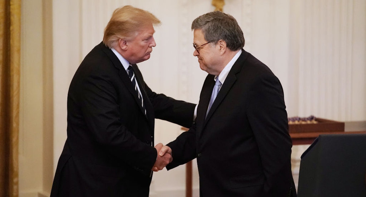 Bill Barr Says If He Were Still AG He Would Not Prosecute Trump For January 6 Riot