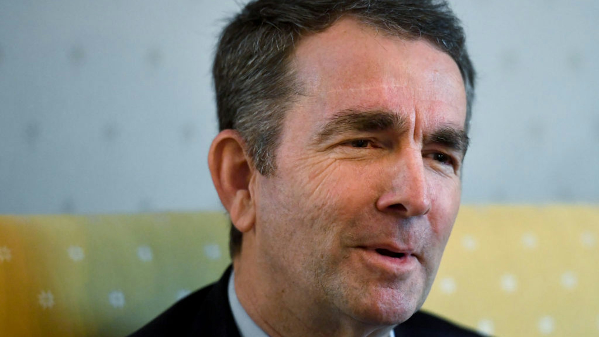 Ralph Northam talks about how he was raised during an interview in the Governor's Mansion February 09, 2019 in Richmond, VA.
