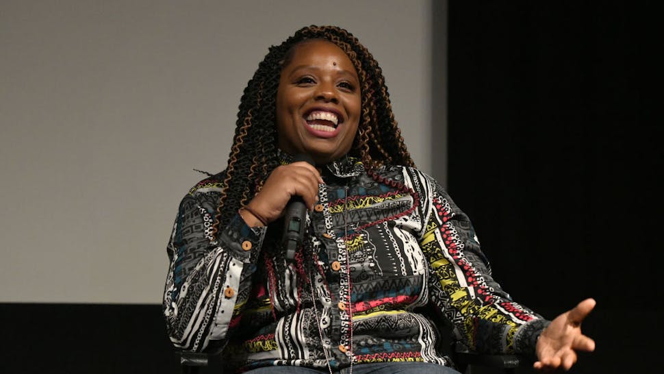 “Toni Morrison: The Pieces I Am” Los Angeles Premiere Patrisse Cullors participates in a panel discussion after the Los Angeles premiere of "Toni Morrison: The Pieces I Am" on June 14, 2019 in West Hollywood, California.