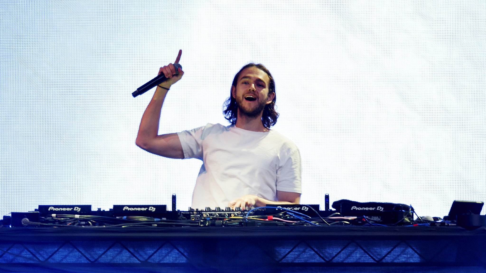 Record producer Zedd performs on stage during Day 1 of FVDED In The Park at Holland Park on July 05, 2019 in Surrey, Canada. (Photo by Andrew Chin/Getty Images)
